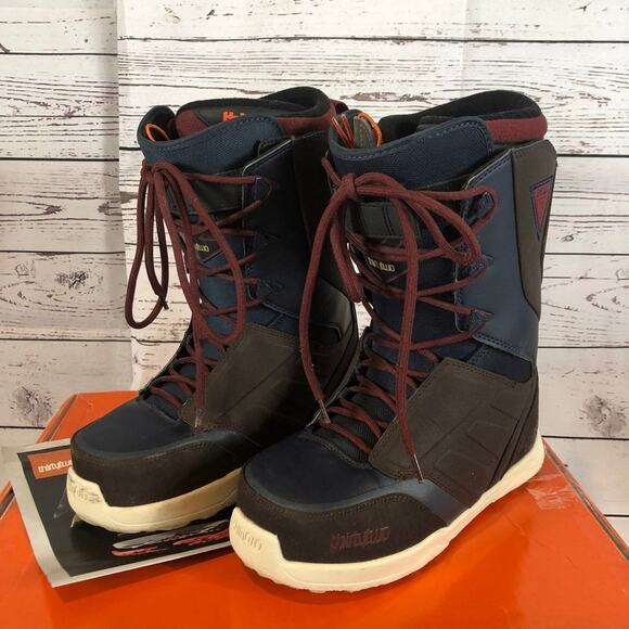 THIRTYTWO LASHED 2017-2018 SNOWBOARD MENS BOOTS BROWN size 8 - Picture 3 of 12